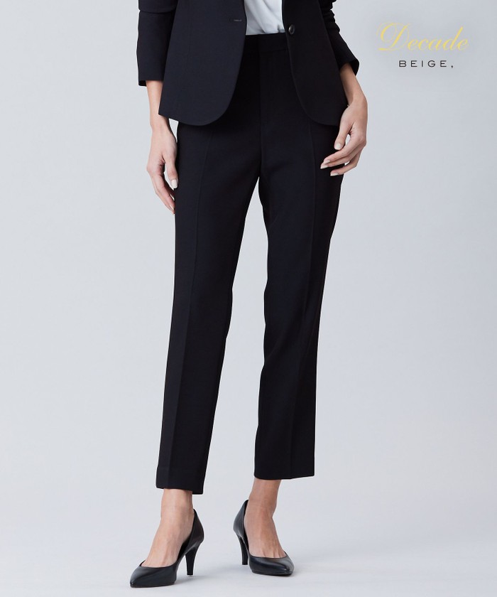 BEIGE LUIZA / クロップドパンツ BLACK 4