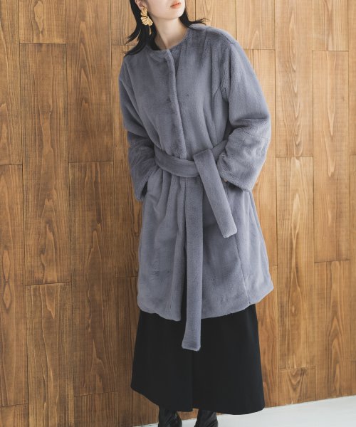 エコファーロングコート color size