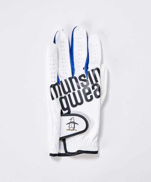 Munsingwear(マンシングウェア)/【ENVOY】スリーカラーゴルフグローブ/ホワイト