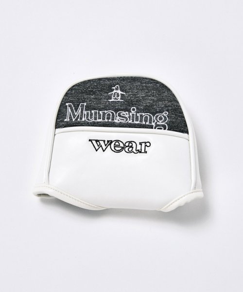 Munsingwear(マンシングウェア)/マグネット式異型ヘッドタイプパターカバー/ホワイト
