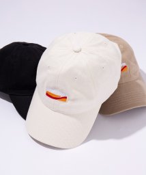 MAISON BREEZE(MAISON BREEZE)/【MAISON BREEZE】キャップ 帽子 ロゴ 刺繍 ワンポイント コットン100% コットンキャップ シンプル カジュアル KNF049/ホワイト