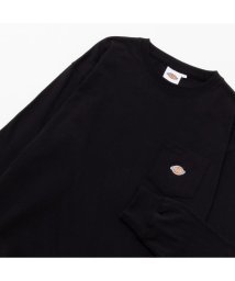 MAC HOUSE(men)(マックハウス（メンズ）)/Dickies ディッキーズ 無地ポケット長袖Tシャツ 4178－8530/ブラック