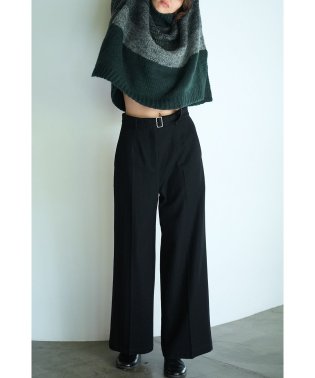 CLANE/BELTED WIDE PANTS/505826161