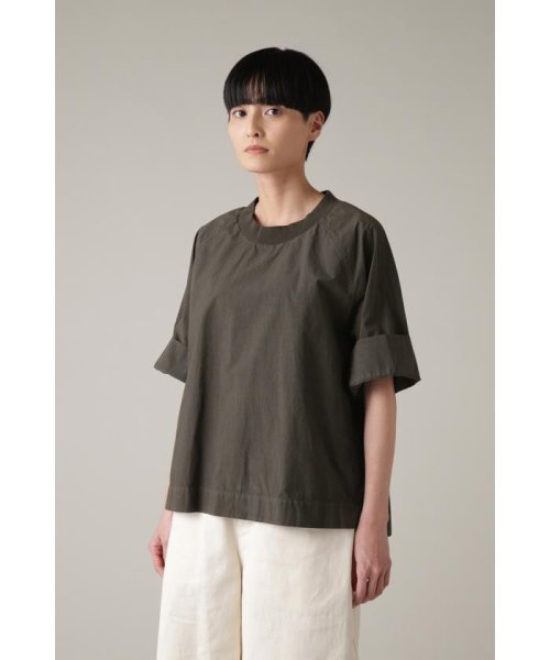 MHL.(エムエイチエル)/WASHED DRY COTTON POPLIN/DARKCHARCOAL4