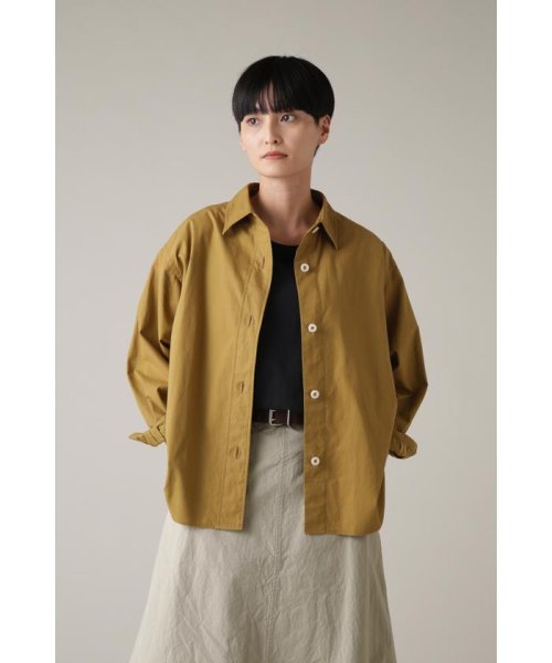 MHL.(エムエイチエル)/WASHED COTTON POPLIN/TAN1