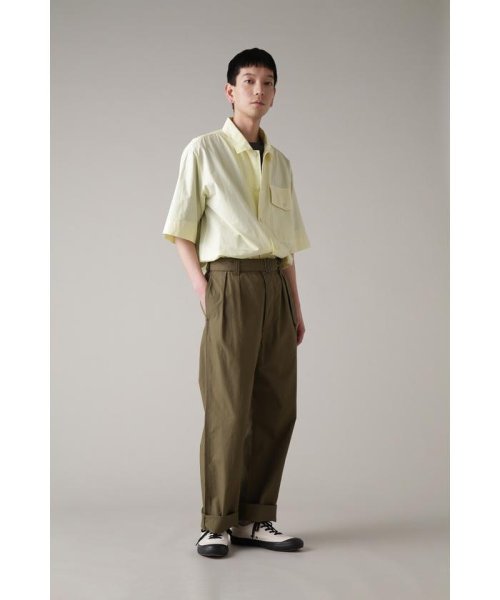 MHL.(エムエイチエル)/CRISP COTTON PLAINWEAVE/KHAKI