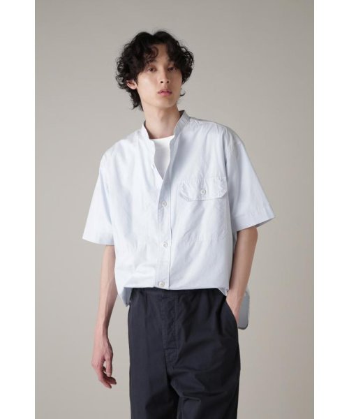 MHL.(エムエイチエル)/COTTON RAMIE POPLIN/PALEBLUE1