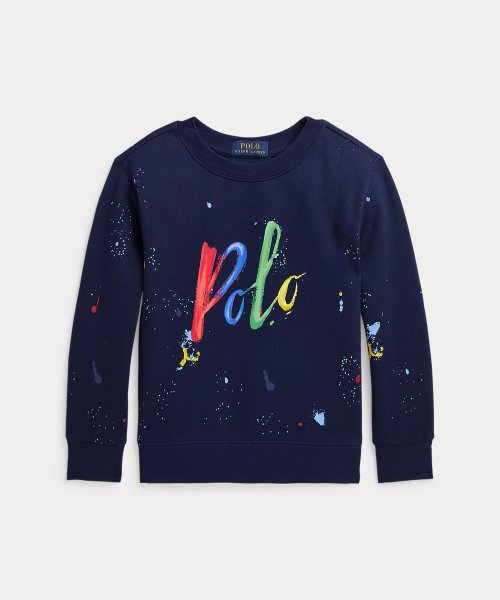 POLO RALPH LAUREN(POLO RALPH LAUREN)/(ボーイズ 2才～7才)ロゴ フリース スウェットシャツ/410ネイビー