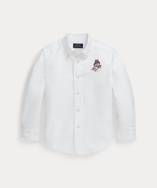 POLO RALPH LAUREN(POLO RALPH LAUREN)/(ボーイズ 2才～7才)Polo ベア コットン オックスフォード シャツ/100ホワイト