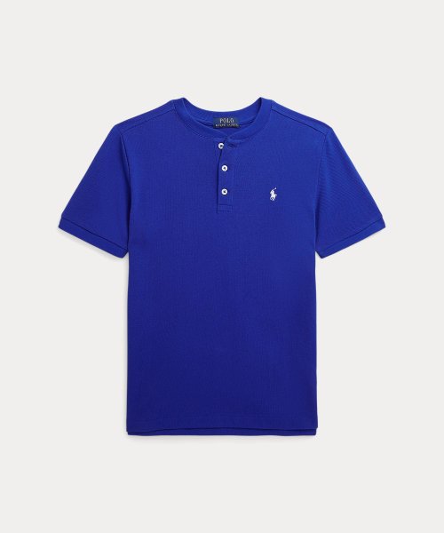 POLO RALPH LAUREN(POLO RALPH LAUREN)/(ボーイズ 8才～20才)コットン メッシュ ヘンリー シャツ/400ブルー