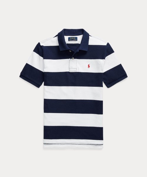 POLO RALPH LAUREN(POLO RALPH LAUREN)/(ボーイズ 8才～20才)ストライプド コットン メッシュ ポロシャツ/410ネイビー