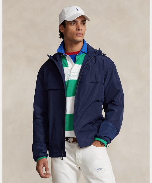 POLO RALPH LAUREN(POLO RALPH LAUREN)/ウォーターリペラント フーデッド ジャケット/410ネイビー