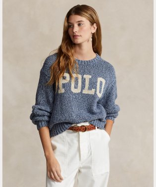 POLO RALPH LAUREN/ロゴ コットン クルーネック セーター/505827804