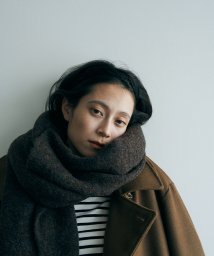 marjour(マージュール)/WOOL BLEND STOLE/ブラウン