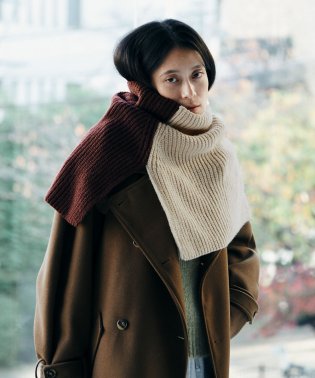 marjour/SWITCHING KNIT CAPE/505828196