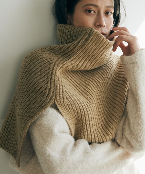 marjour(マージュール)/SWITCHING KNIT CAPE/その他系1