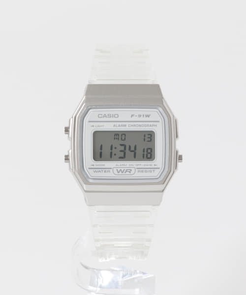 URBAN RESEARCH DOORS(アーバンリサーチドアーズ)/CASIO　F－91WS－7JH/CLEAR/WHT
