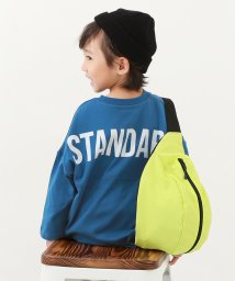 devirock/フットボール バックプリント 長袖Tシャツ 子供服 キッズ 男の子 女の子 トップス 長袖Tシャツ ロンT 綿100% 吸汗 ゆるっと シルエット/504223534