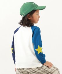 devirock/エルボーパッチ 長袖Tシャツ 子供服 キッズ 男の子 女の子 トップス 長袖Tシャツ ロンT 綿100% 吸汗/504853797