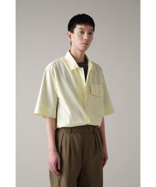 MHL.(エムエイチエル)/COTTON RAMIE POPLIN/YELLOW