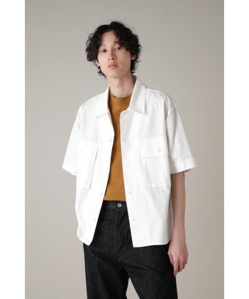 MHL.(エムエイチエル)/WASHED COTTON SHIRTING/WHITE