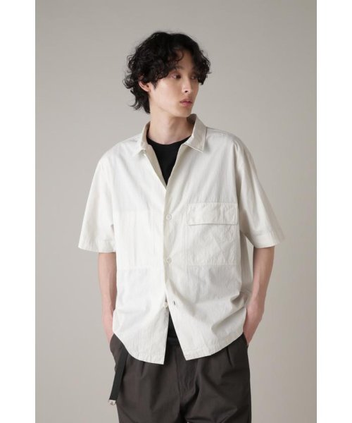 MHL.(エムエイチエル)/5月上旬－下旬 LIGHTWEIGHT COTTON LINEN CHAMBRAY/ECRU2