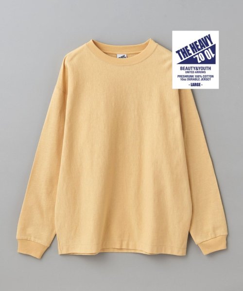 BEAUTY&YOUTH UNITED ARROWS(ビューティーアンドユース　ユナイテッドアローズ)/10oz ヘビー ワイド クルーネック カットソー/CREAM