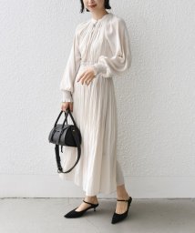 SHIPS WOMEN/ウエスト シャーリング プリーツ ワンピース 24SS ◇/505829528