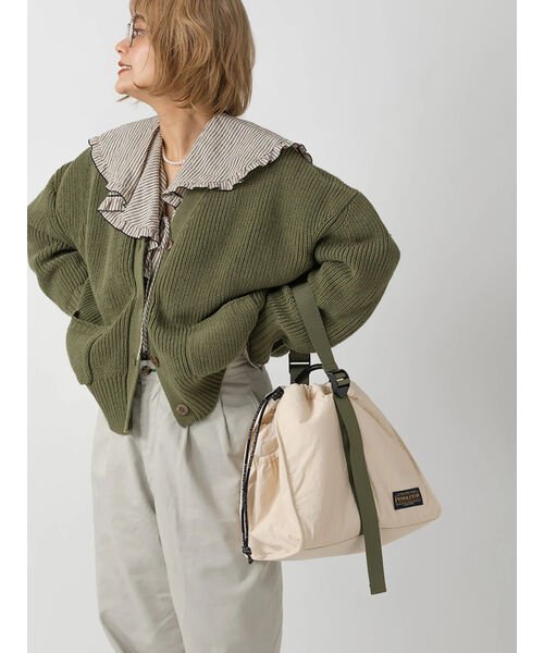 CRAFT STANDARD BOUTIQUE(クラフトスタンダードブティック)/＜PENDLETON × MARIE INABA＞ DRAW 2WAY BAG/オフホワイト