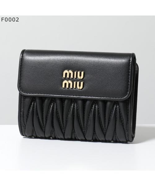 MIUMIU(ミュウミュウ)/MIUMIU 二つ折り財布 MATELASSE マテラッセ 5ML002 2FPP/その他