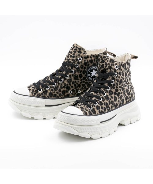 CONVERSE(コンバース)/コンバース CONVERSE メンズ レディース スニーカー オールスター （Ｒ）トレックウエーブ アニマルファー HI CO－ASRTWAFHI/ブラウン