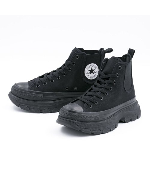 CONVERSE(CONVERSE)/コンバース CONVERSE メンズ レディース スニーカー オールスター （Ｒ）トレックウエーブ サイドゴア HI CO－ASRTWSGHI/ブラック