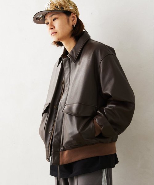 《追加》【SKOOKUM / スクーカム】別注 A－2 レザージャケット SKOOKUM スクーカム