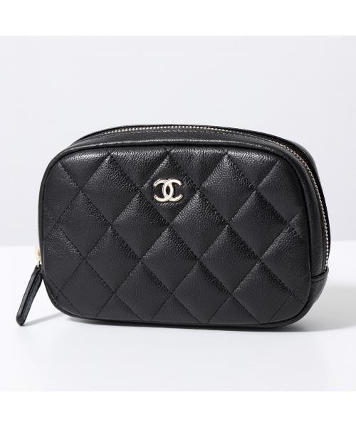 CHANEL ポーチ A80909 B10583 マトラッセ ココマーク CHANEL ポーチ A80909 B10583 マトラッセ グレインド シャイニー カーフスキン