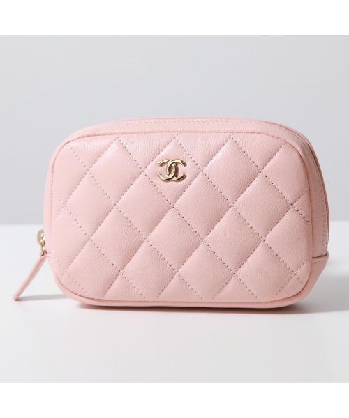 CHANEL ポーチ A80909 B10583 マトラッセ ココマーク