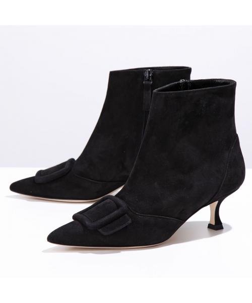 セール】MANOLO BLAHNIK ショートブーツ BAYLOW050 ベイロウ(505830116 