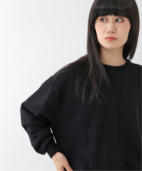 JOURNAL STANDARD(ジャーナルスタンダード)/【FOLL / フォル】pilling slab cotton sweater/ブラック