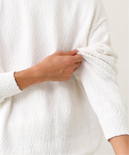JOURNAL STANDARD(ジャーナルスタンダード)/【FOLL / フォル】pilling slab cotton sweater/ホワイト