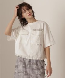 AVIREX/FADE WASH MIL. T－SHIRT/フェイドウォッシュ ミリタリーTシャツ/505746011