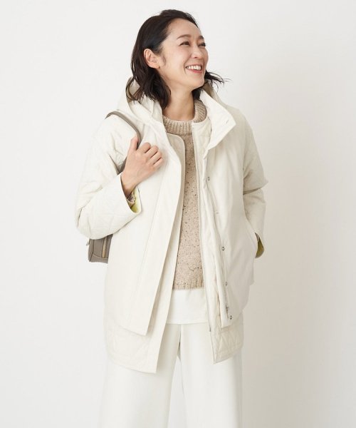 マルチWAYリバーシブルキルティングコート 