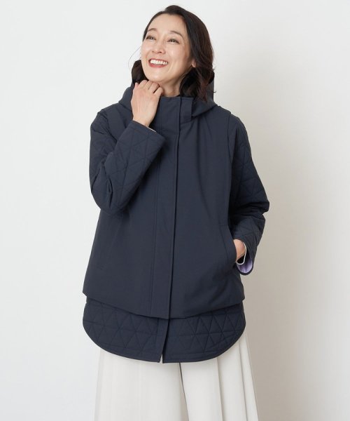 マルチWAYリバーシブルキルティングコート 