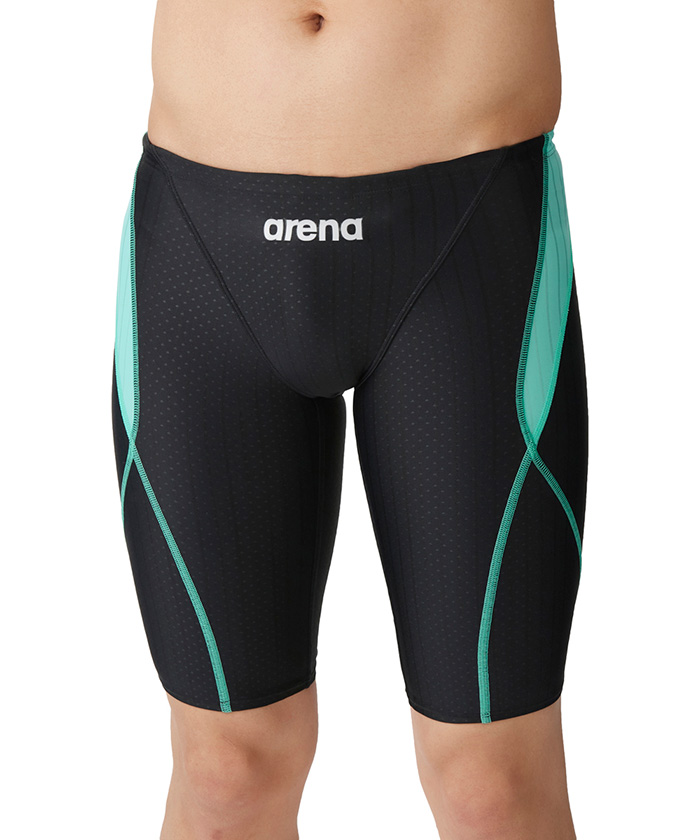arena(ings) 【競泳水着】アクアレーシング ジュニアハーフスパッツ|公式大会可 【返品不可商品 ブラック系3 R130 arena(ings) 【競泳水着】アクアレーシング ジュニアハーフスパッツ|公式大会可 【返品不可商品 ブラック系3 R130