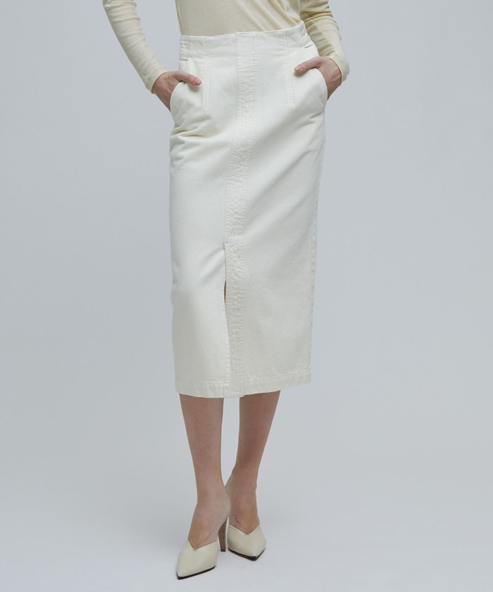 BEIGE 【洗える】VICTOR / デニムスカート ABSINTHE 4