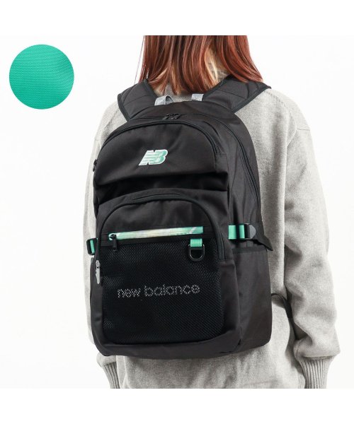 new balance(ニューバランス)/限定カラー ニューバランス リュック 大容量 通学 new balance 30L B4 GRADATION ZIPPER DAY PACK LAB45694/ブラック