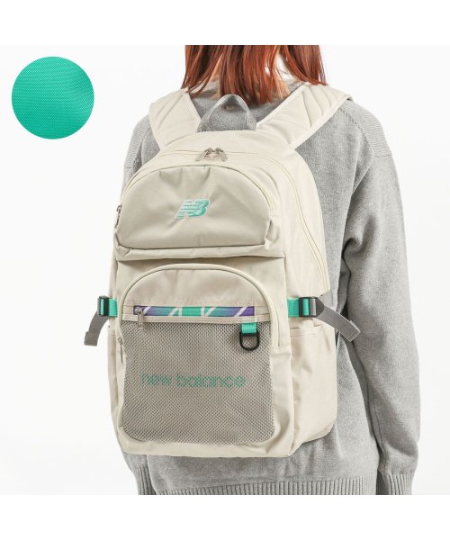 new balance(ニューバランス)/限定カラー ニューバランス リュック 大容量 通学 new balance 30L B4 GRADATION ZIPPER DAY PACK LAB45694/ホワイト