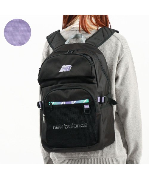 new balance(ニューバランス)/限定カラー ニューバランス リュック 大容量 通学 new balance 30L B4 GRADATION ZIPPER DAY PACK LAB45694/ブラック系2