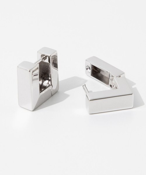 TOMWOOD(トムウッド)/トムウッド TOM WOOD 101008 ESH76SNA01 S925 ピアス Square Hoops Small メンズ レディース アクセサリー イヤ/シルバー