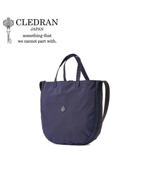 CLEDRAN(クレドラン)/クレドラン ショルダーバッグ トートバッグ レディース ブランド 斜めがけ 軽量 日本製 A4 CLEDRAN CL3635/ネイビー