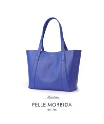 PELLE MORBIDA(ペッレモルビダ)/ペッレモルビダ コローレ トートバッグ A4 Ｍサイズ 本革 日本製 ブランド メンズ レディース PELLE MORBIDA Colore PMO－ST012/ブルー