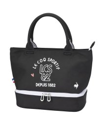 le coq sportif GOLF (ルコックスポルティフ（ゴルフ）)/二層式 カートバッグ(ミニトートバッグ) 約25×23×14.5(cm)/ブラック